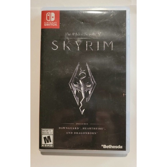The Elder Scrolls V Skyrim Nintendo Switch Video Game No Manual
